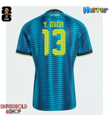 Colombia Yerry Mina #13 Udebanetrøje VM 2026 Kort ærmer